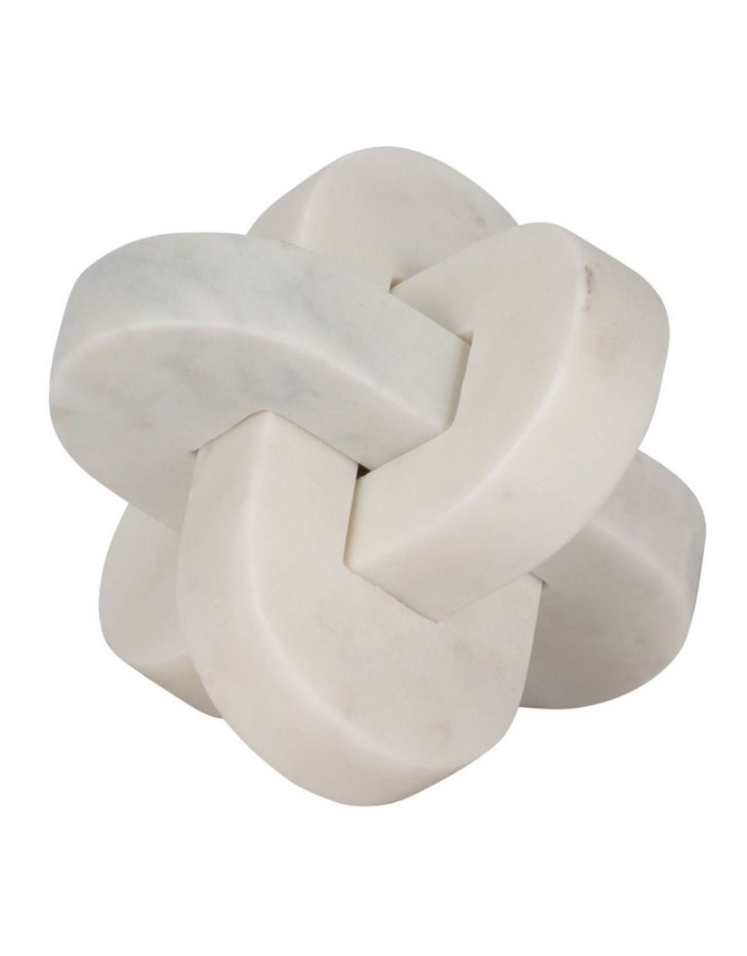 Liam White Marble Knot