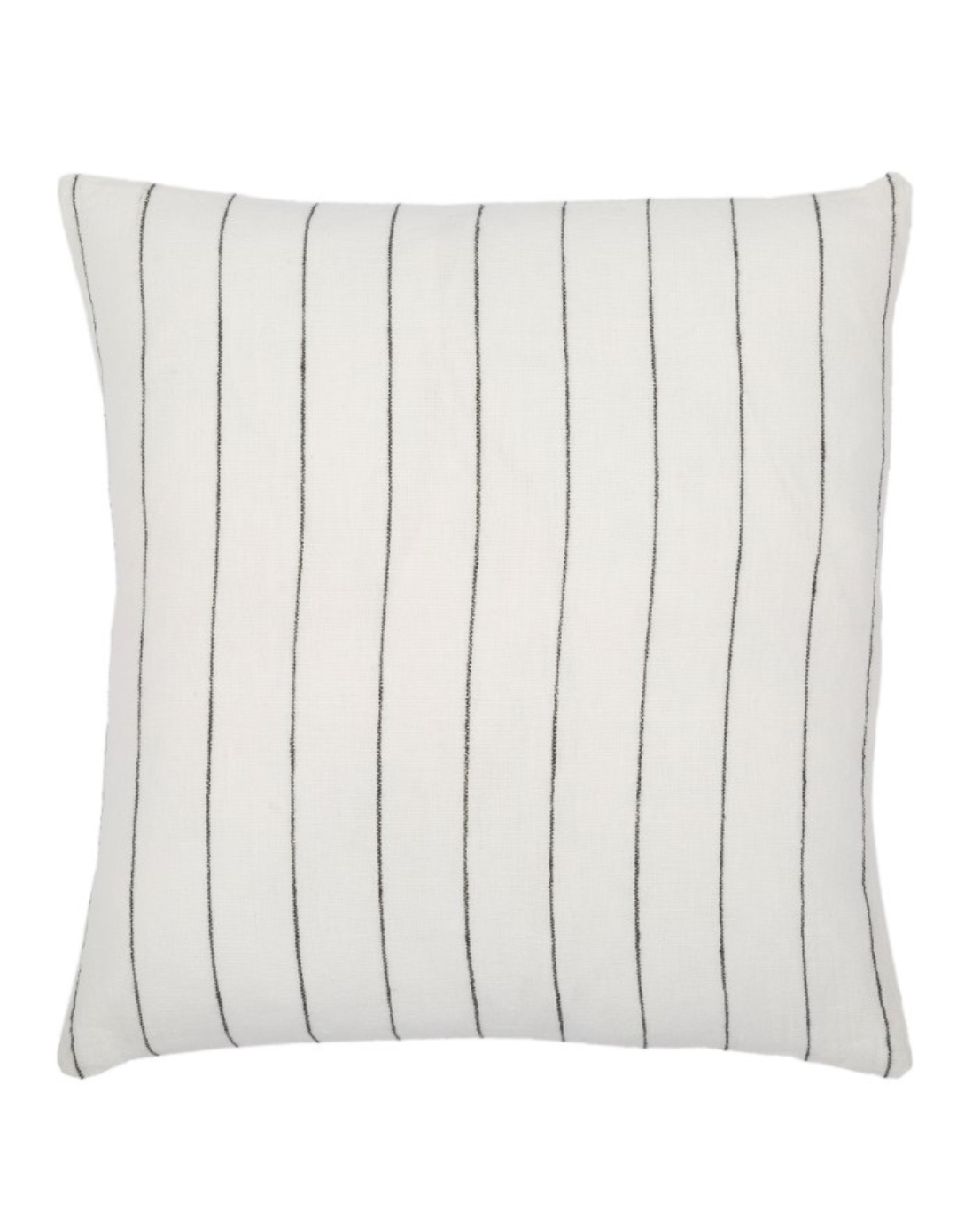 Linen Stripe Buttoned Pillow