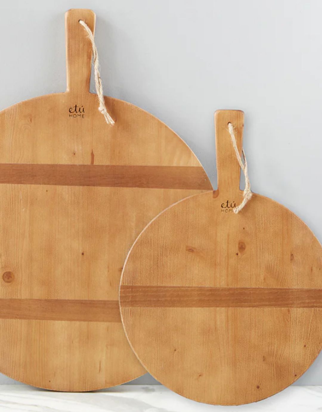 Round Pine Charcuterie Board